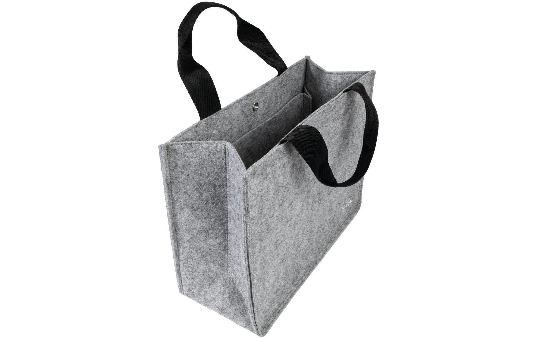 Sigel Desk Sharing Bag Basic M, hellgrau Filz 100% aus RPET, 360x280x150 mm