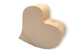 Holz Zollhaus Aufsteller Herz 25x25x5.5 cm (DxH), Fichte