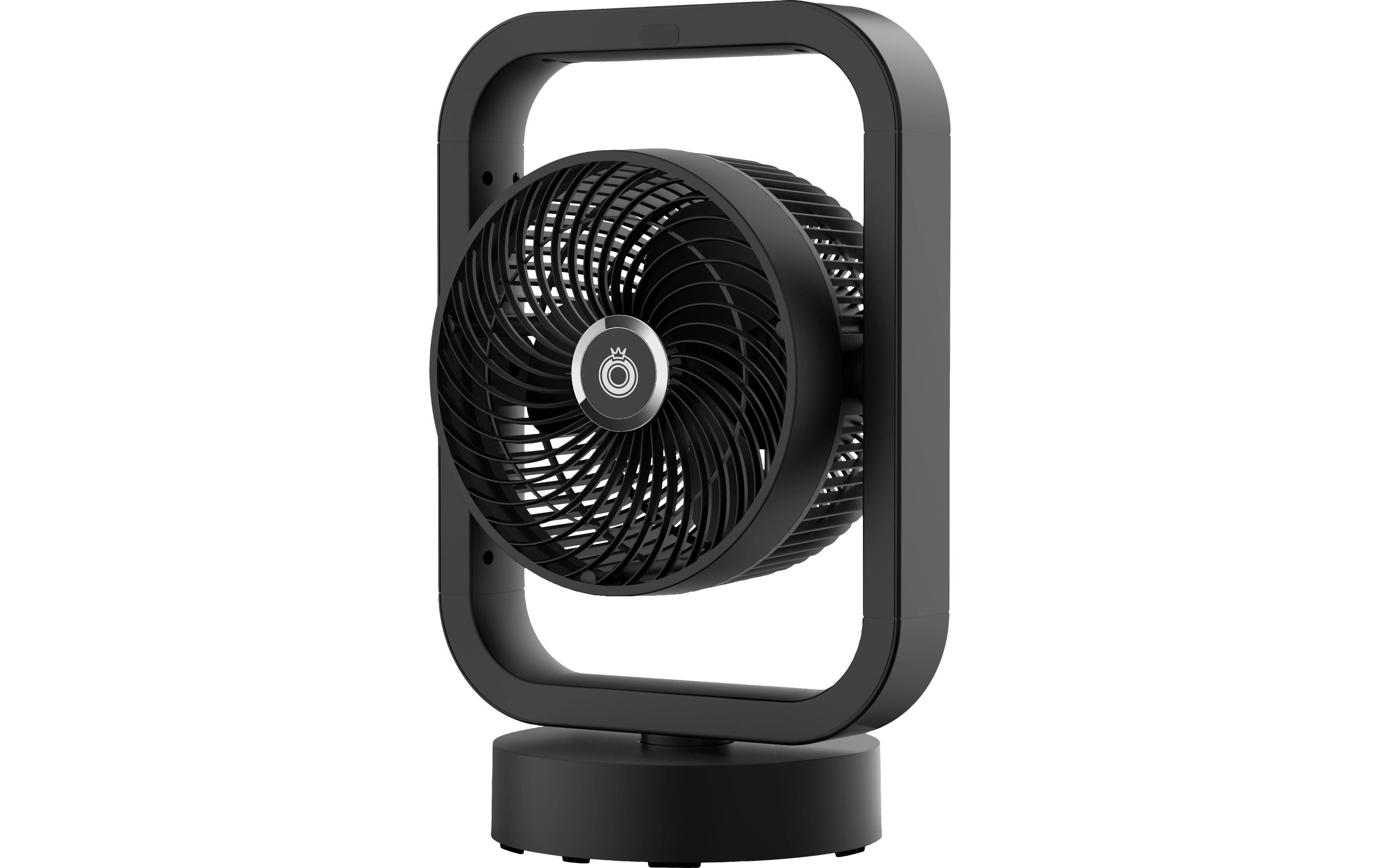 Sonnenkönig Standventilator Mono schwarz 3 Ventilationsstufen, Timer bis 7h, 210°