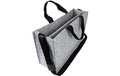 Sigel Desk Sharing Bag Classic L, hellgrau Filz 100% aus RPET, 500x280x150 mm