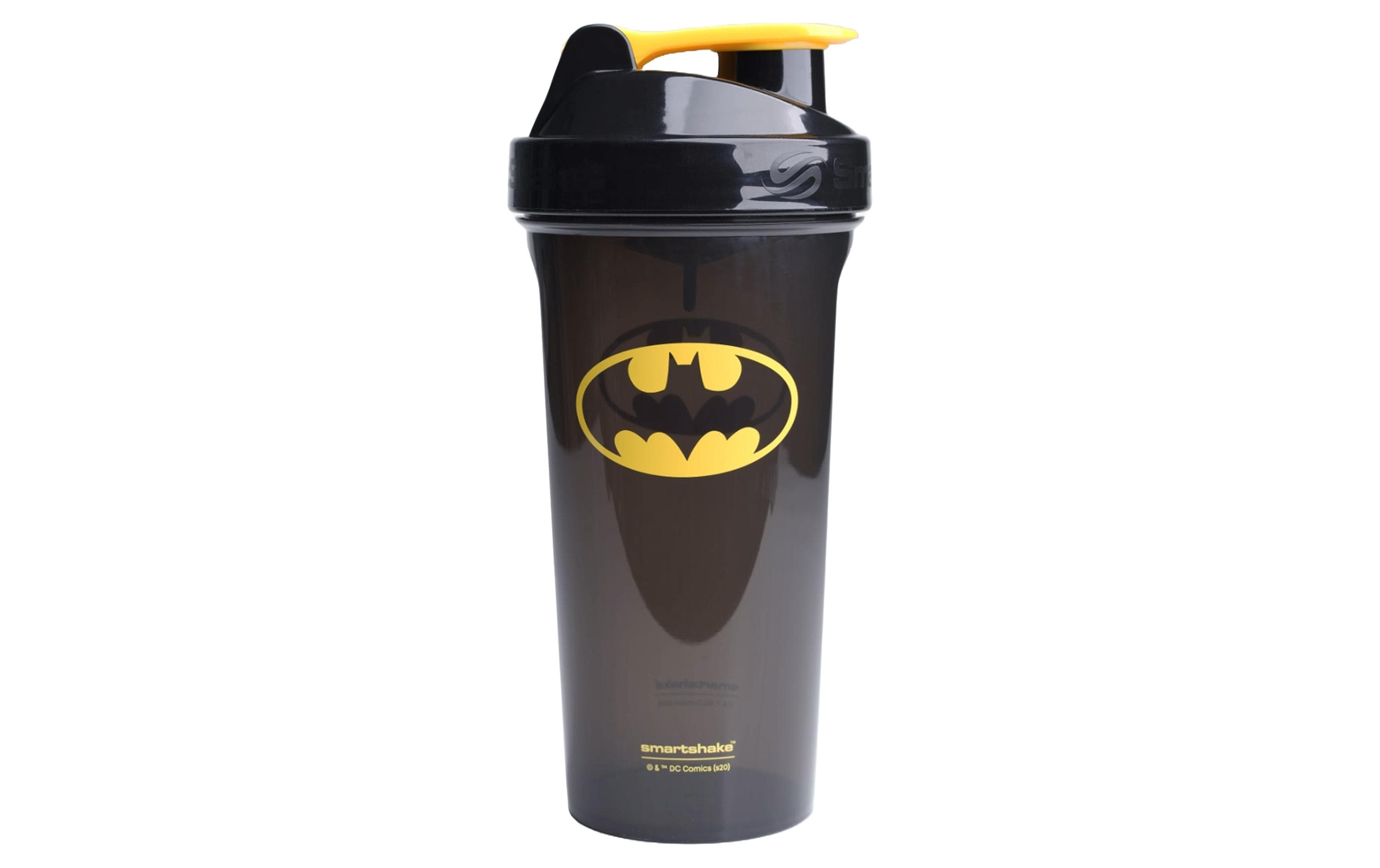 Smartshake Lite Batman Flache, 600ml, Farbe: schwarz/weiss