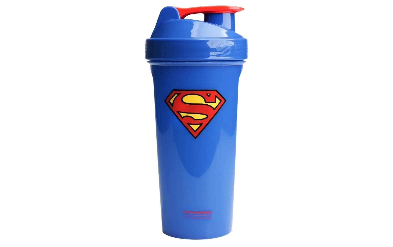 Smartshake Lite Superman Flache, 600ml, Farbe: schwarz/weiss