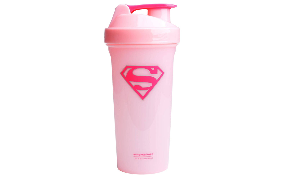 Smartshake Lite Supergirl Flache, 600ml, Farbe: schwarz/weiss