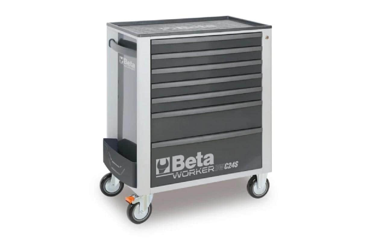 BW 2400S G7 E-S - BETA Werkstattwagen Grau, 240-teilig