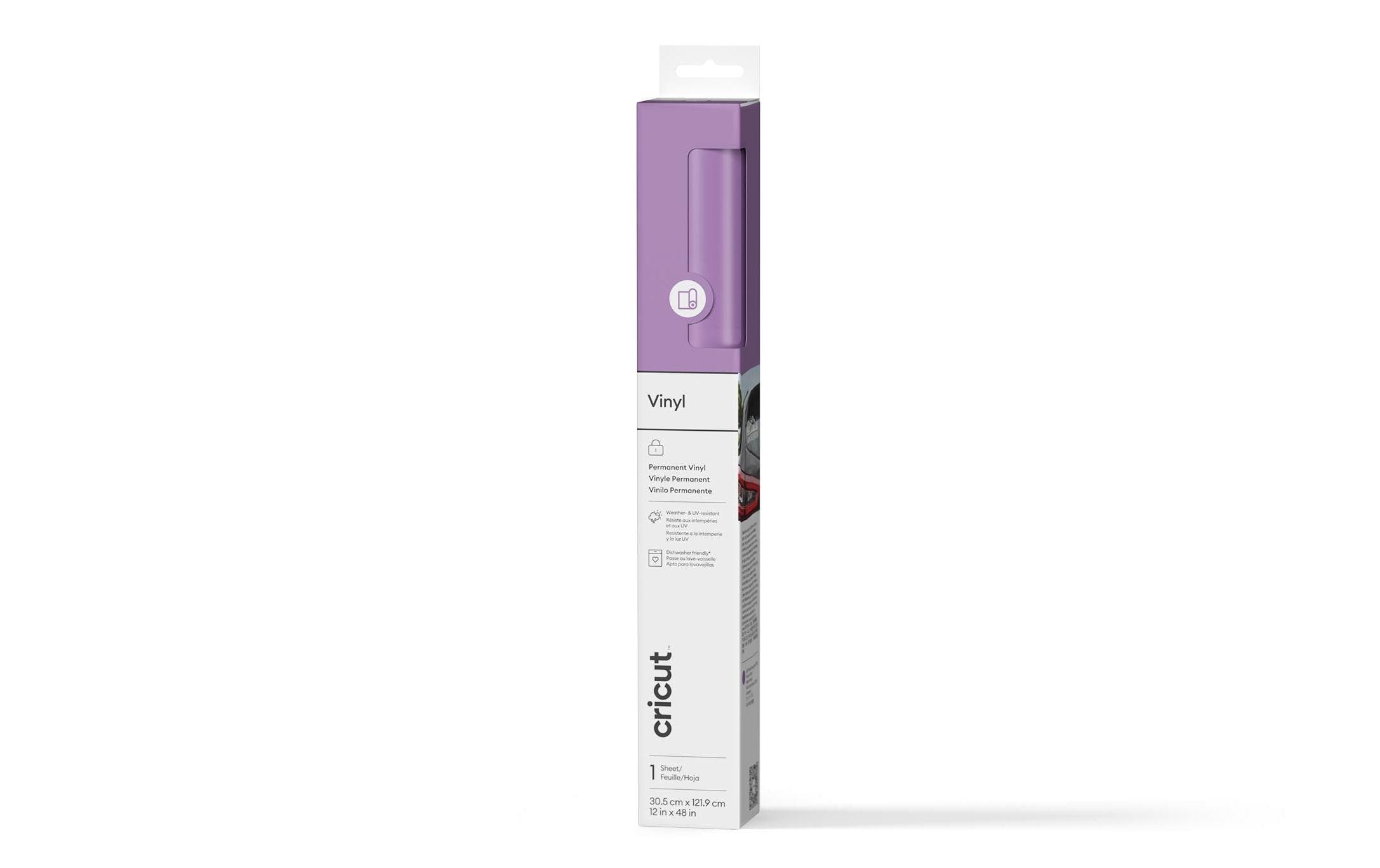 Cricut Vinylfolie Permanent helles Violett 1 Rolle à 30.5 x 122 cm