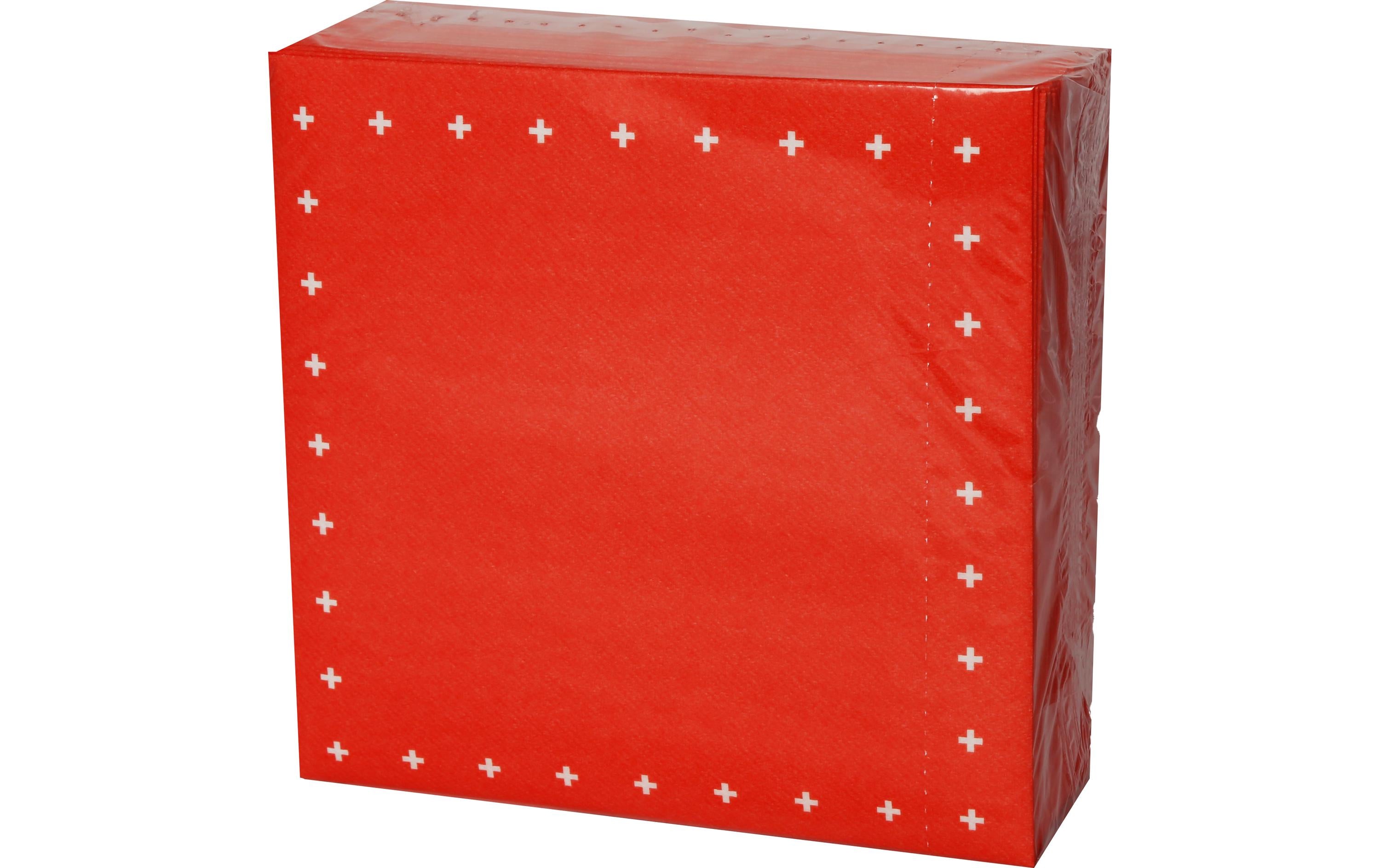 Webstar Servietten Schweiz,50 Stück,40x40cm Lincclass, 1/4 Falz