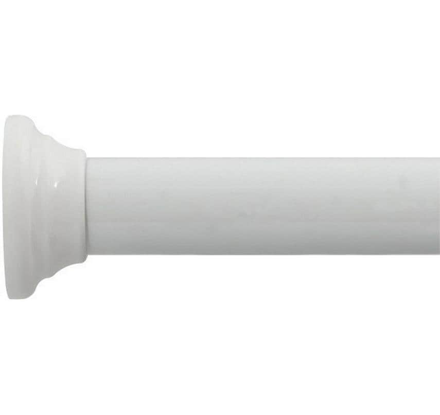 Spirella Duschstange Kreta 125-220 cm weiss (Alu), ohne Bohren