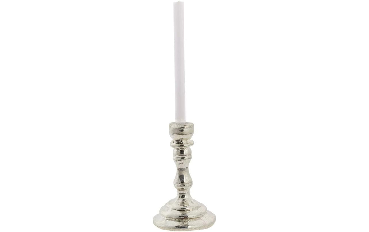 Hobbyfun Mini-Figur Kerzenhalter silber 1.2 x 4 cm, 1 Stk