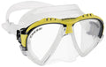 CRESSI MATRIX MASK SIL CLEAR/FRAME YELLOW