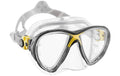 CRESSI BIG EYES EVOLUTION MASK SIL CRYSTAL/FRAME YELLOW