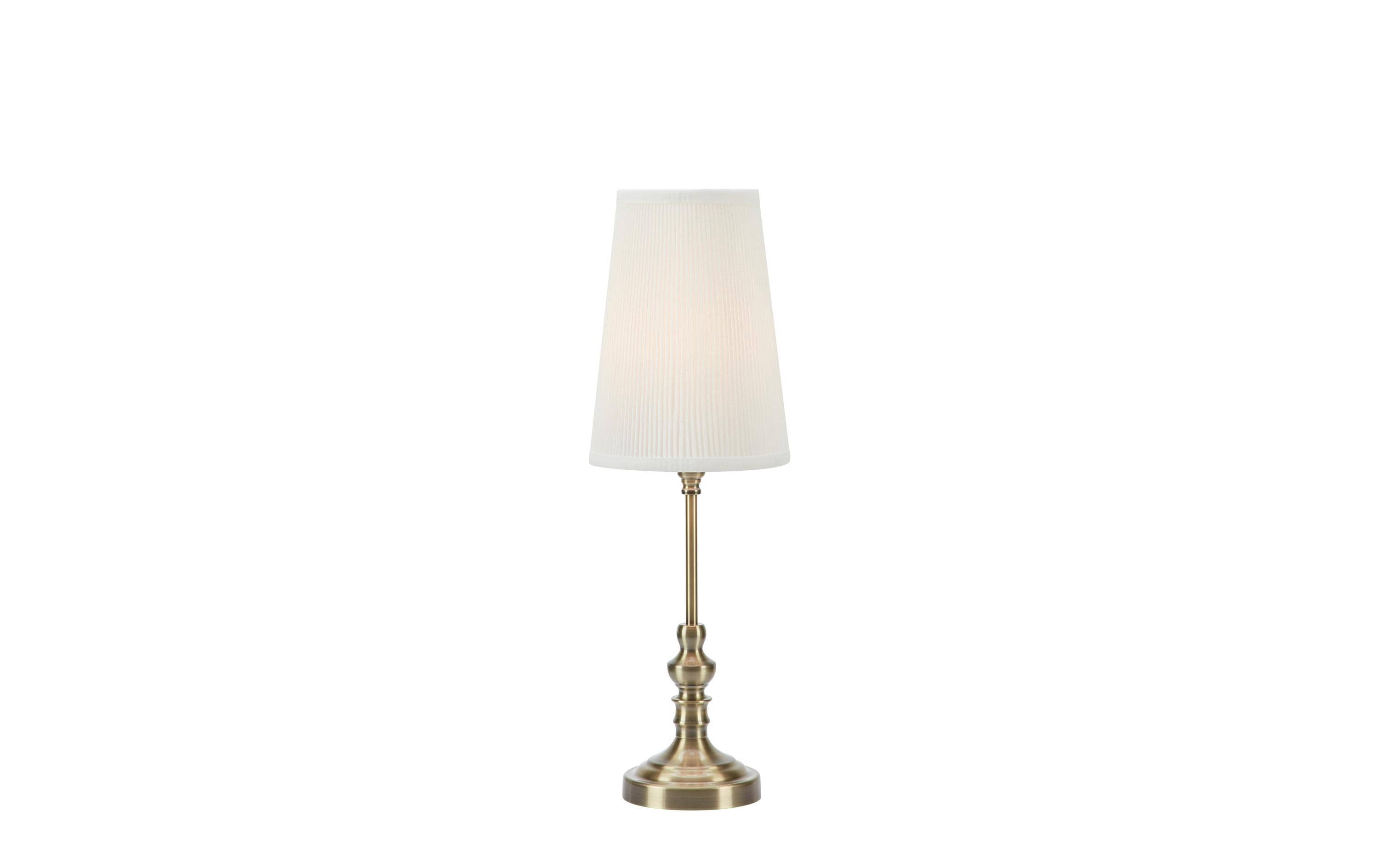 MARKSLOJD NOBLE Tischleuchte Weiss/Kupfer exkl. 1x E14 max. 40W, 56cm