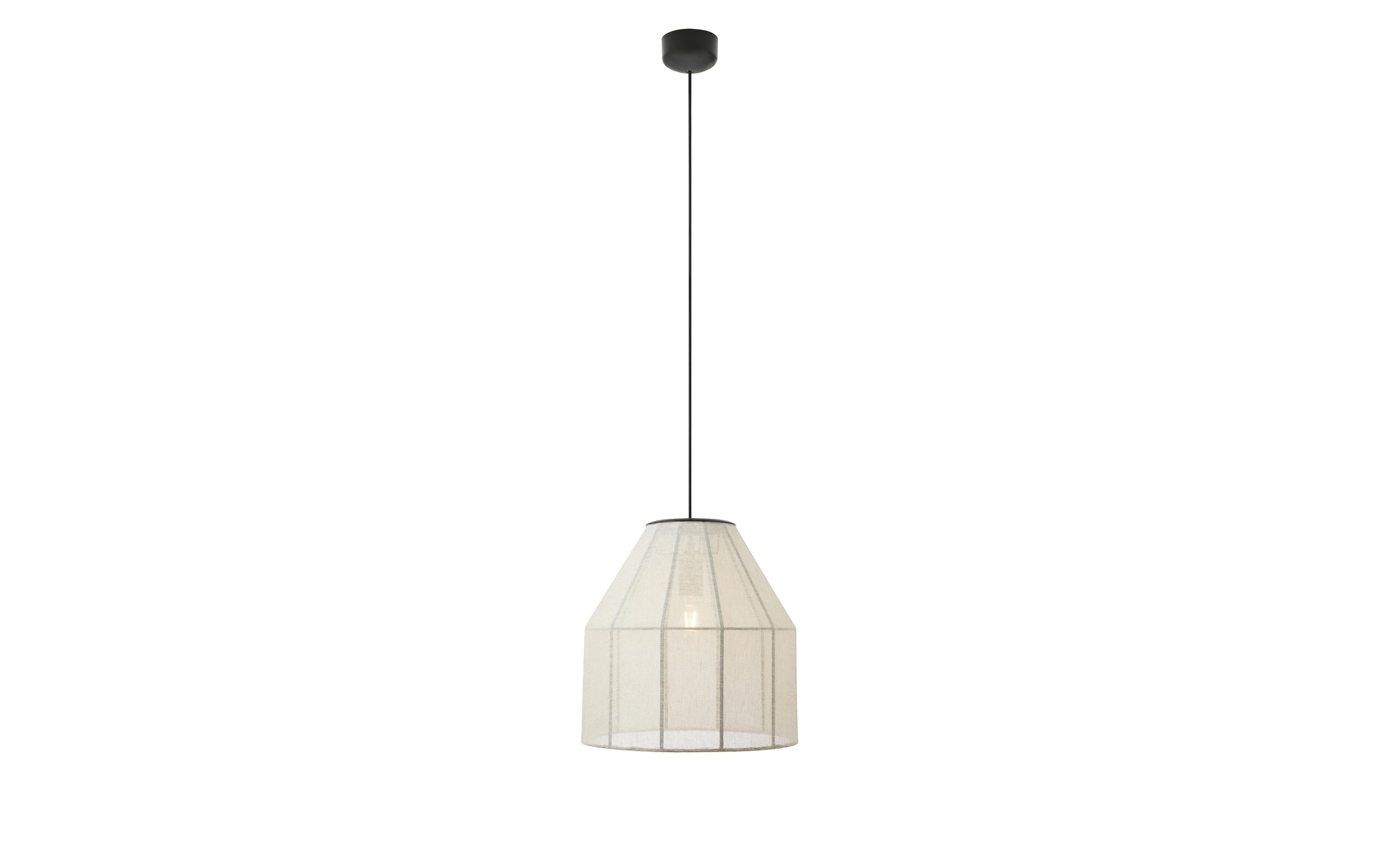MARKSLOJD AIKO Pendelleuchte Beige/Schwarz exkl. 1x E27 max. 60W
