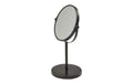 Aquanova Kosmetikspiegel Beau, Schwarz 20x32 cm (DxH), Metall, Glas