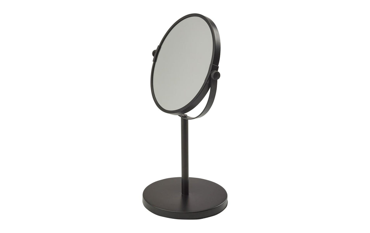 Aquanova Kosmetikspiegel Beau, Schwarz 20x32 cm (DxH), Metall, Glas