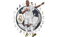 Vinicius Jr. - Real Madrid Holz Puzzle Grösse S (150 Teile)