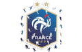 FFF FR Fussball Nationalmannschaft - Logo Holz Puzzle Grösse M (270 Teile)
