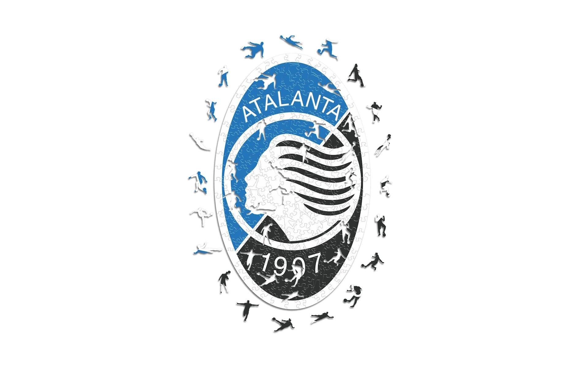 Atalanta BC - Logo Holz Puzzle Grösse M (270 Teile)