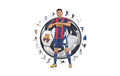 FC Barcelona - Robert Lewandowski Holz Puzzle Grösse M (270 Teile)