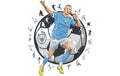 Man City FC - Erling Haaland Holz Puzzle Grösse M (270 Teile)