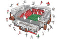 Liverpool FC - Anfield Stadium Holz Puzzle Grösse M (270 Teile)