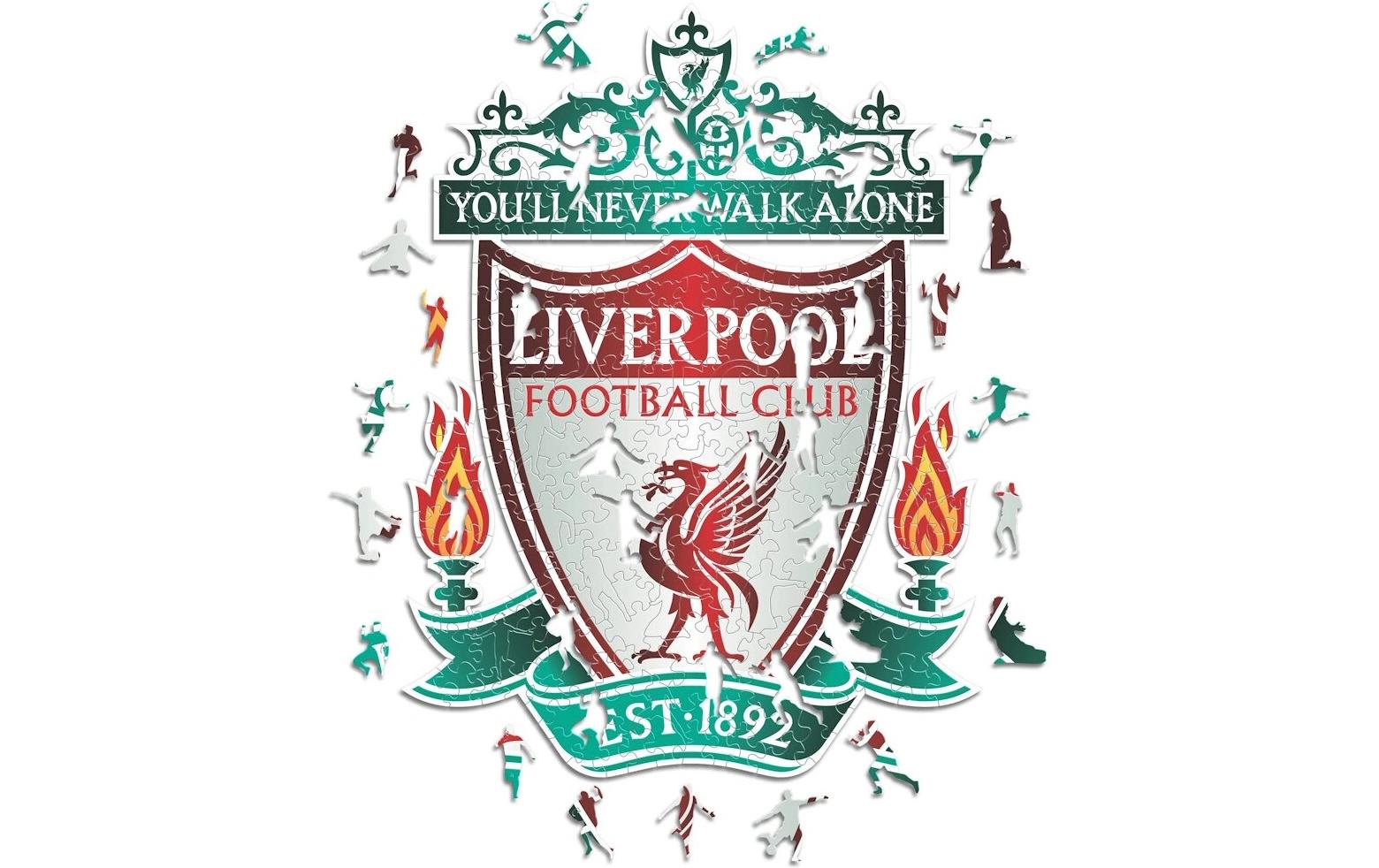 Liverpool FC - Logo Holz Puzzle Grösse M (270 Teile)