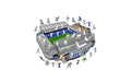 Chelesea FC - Stamford Bridge Stadium Holz Puzzle Grösse M (270 Teile)