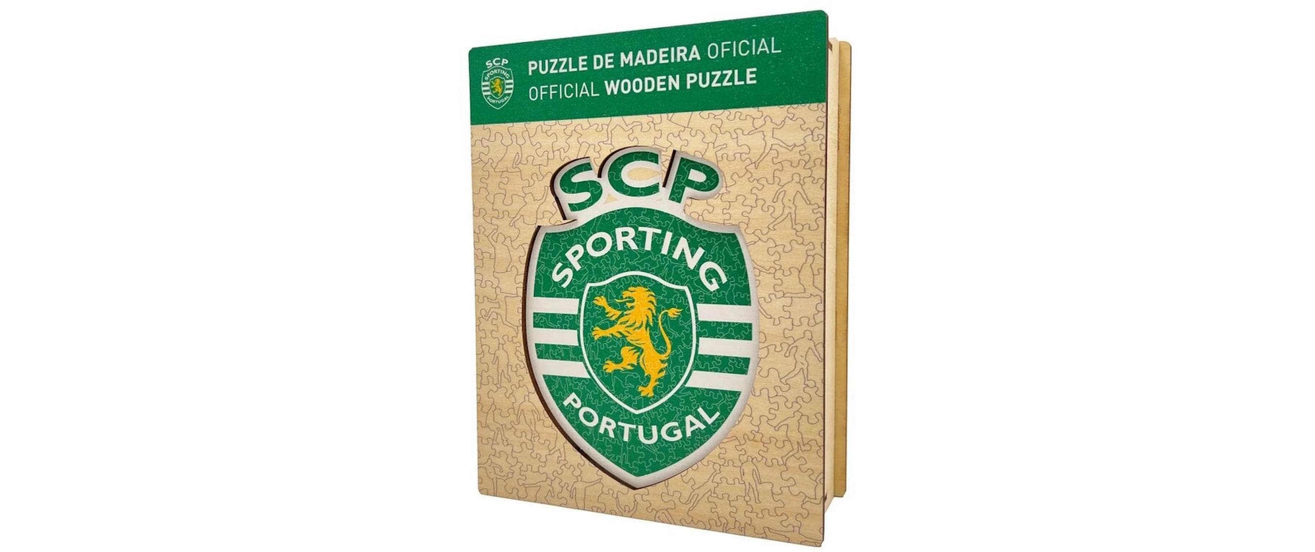 Sporting CP - Logo Holz Puzzle Grösse S (150 Teile)