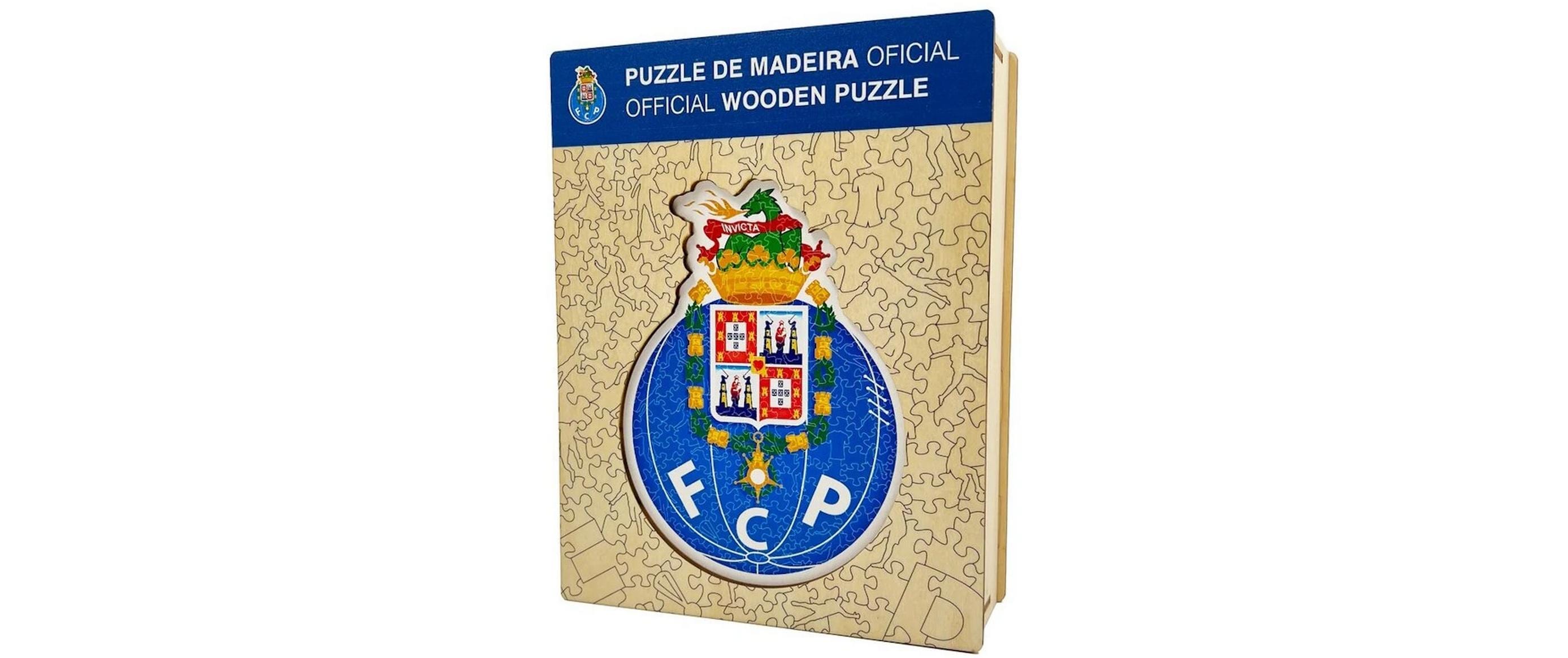 FC Porto - Logo Holz Puzzle Grösse S (150 Teile)