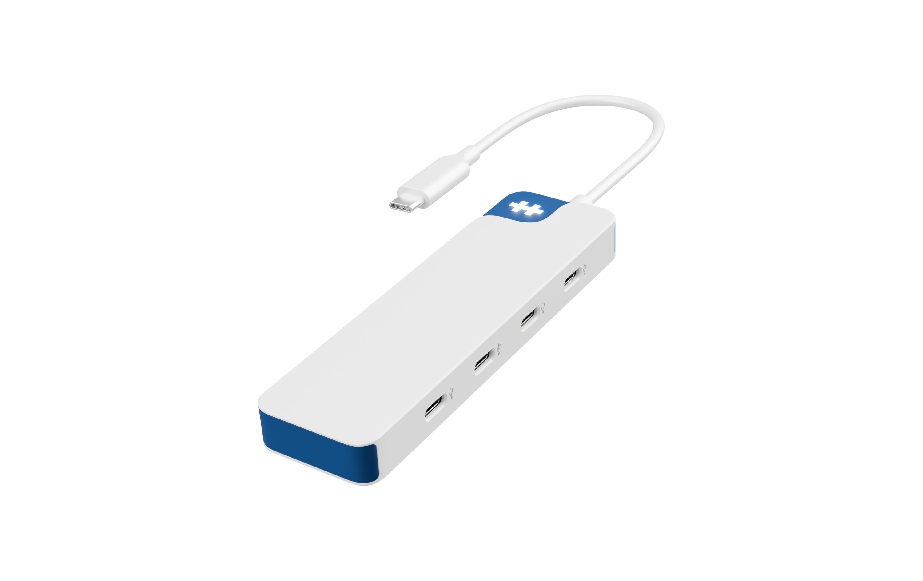HyperDrive Flex 4 Port USB-C Hub blau