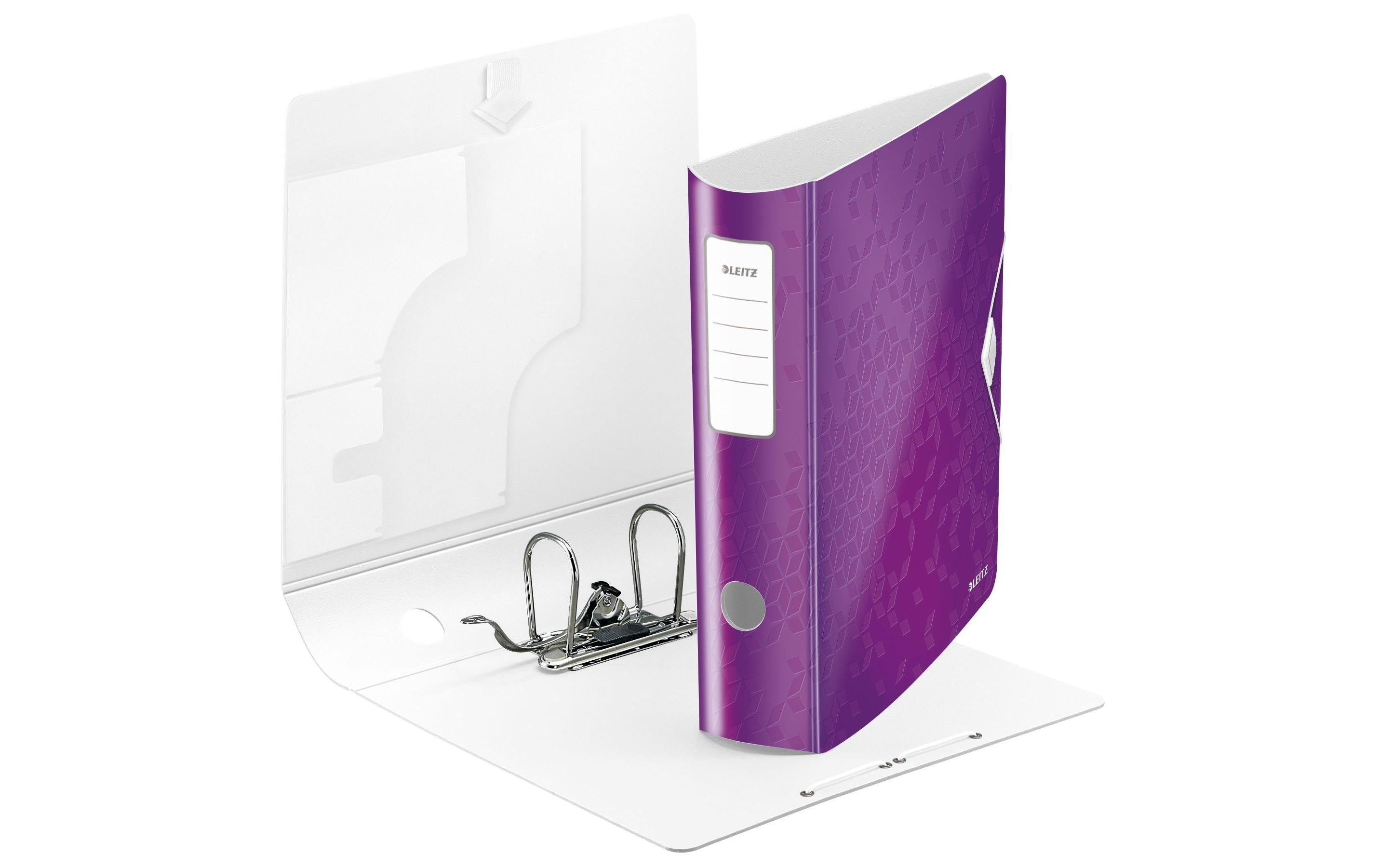 Leitz WOW Qualitäts-Ordner 180° Active violett metallic, breit