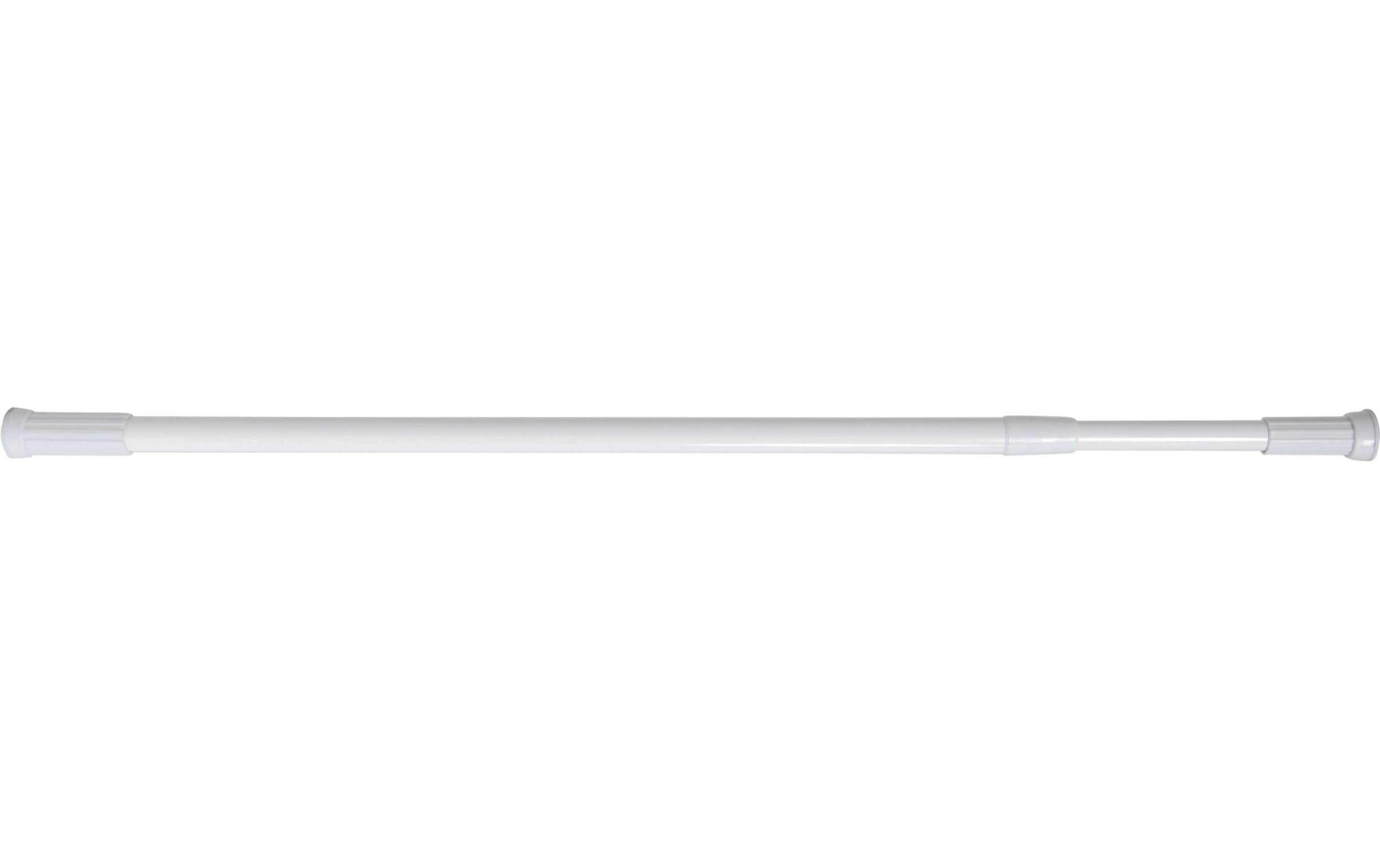 MSV Duschstange Aluminium  70 - 120 cm weiss