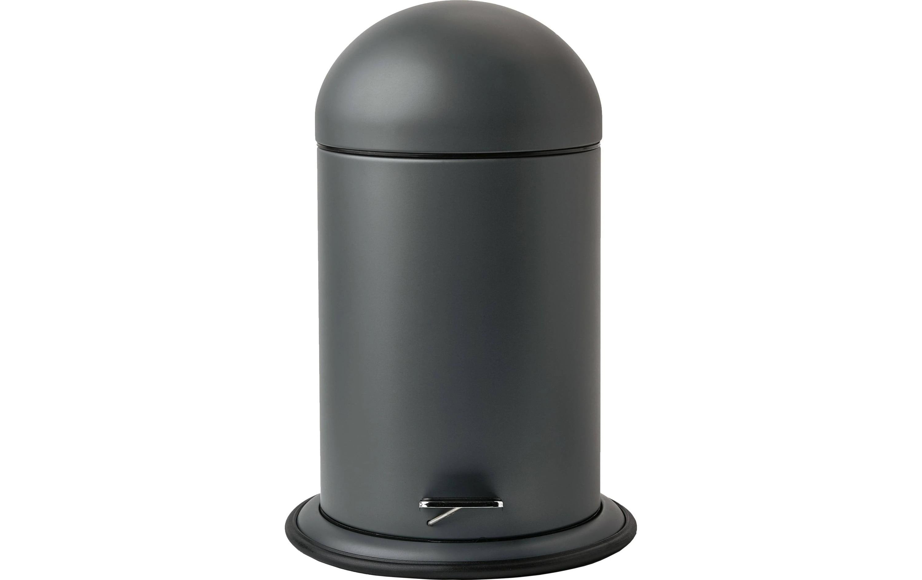 Aquanova Kosmetikeimer Ona 3L, Dunkelgrau 17-22x34 cm (DxH), Polyresin, Edelstahl