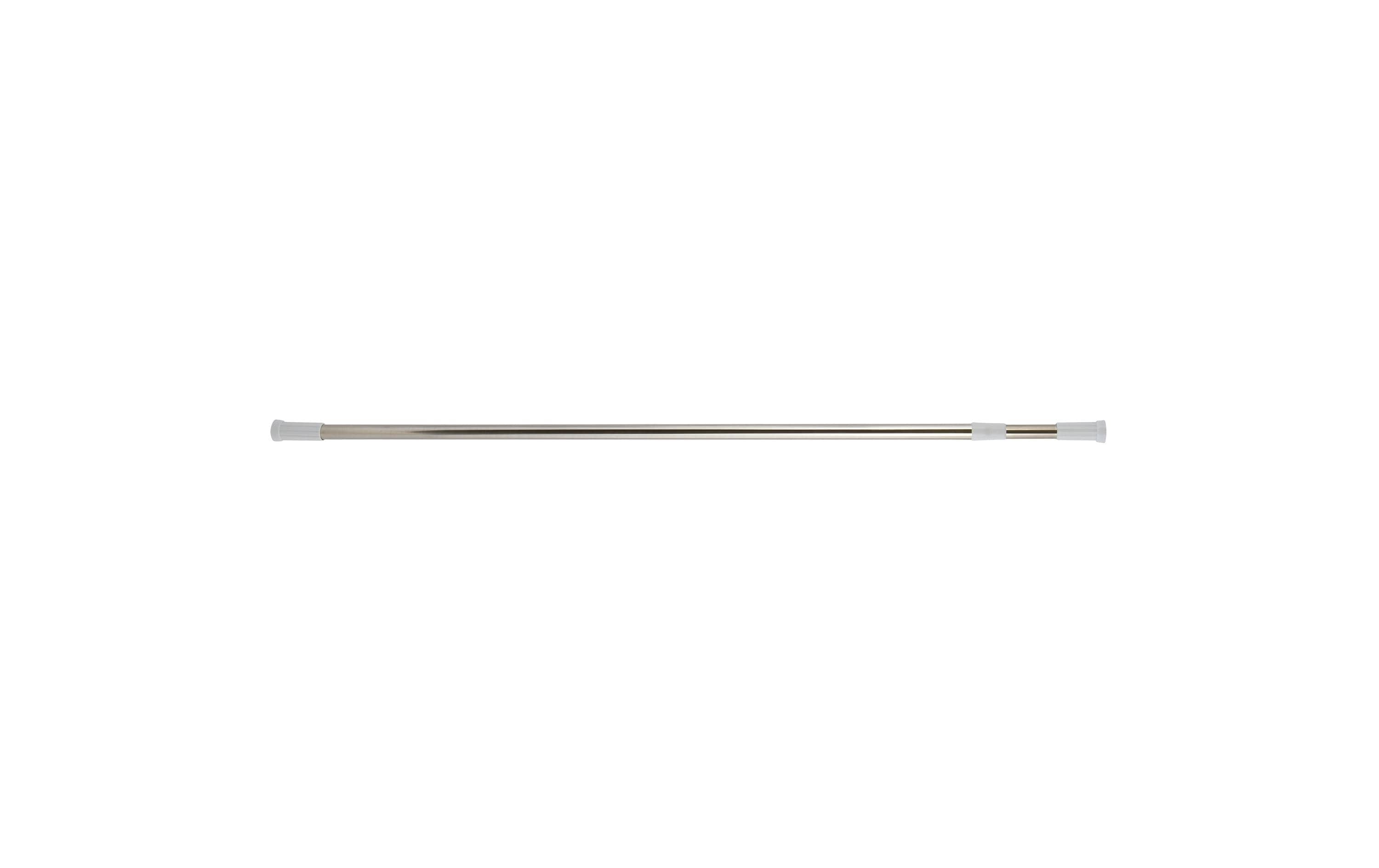 MSV Duschstange Edelstahl 70 - 120 cm Edelstahl