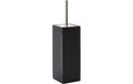 Aquanova WC-Bürstenhalter Moon, Schwarz 10x10x38.5 cm, Polymarmor, Edelstahl