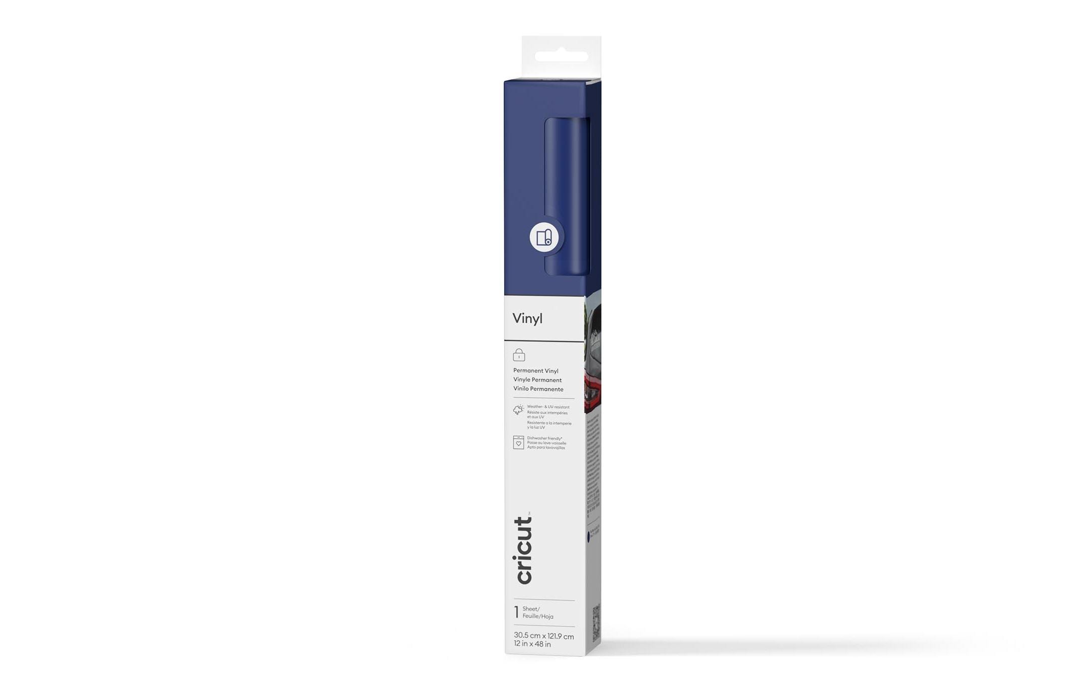 Cricut Vinylfolie Permanent Blau 1 Rolle à 30.5 x 122 cm