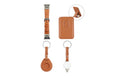 4smarts Style Zubehör-Set, 4-teilig Apple kompatibel, Cognac
