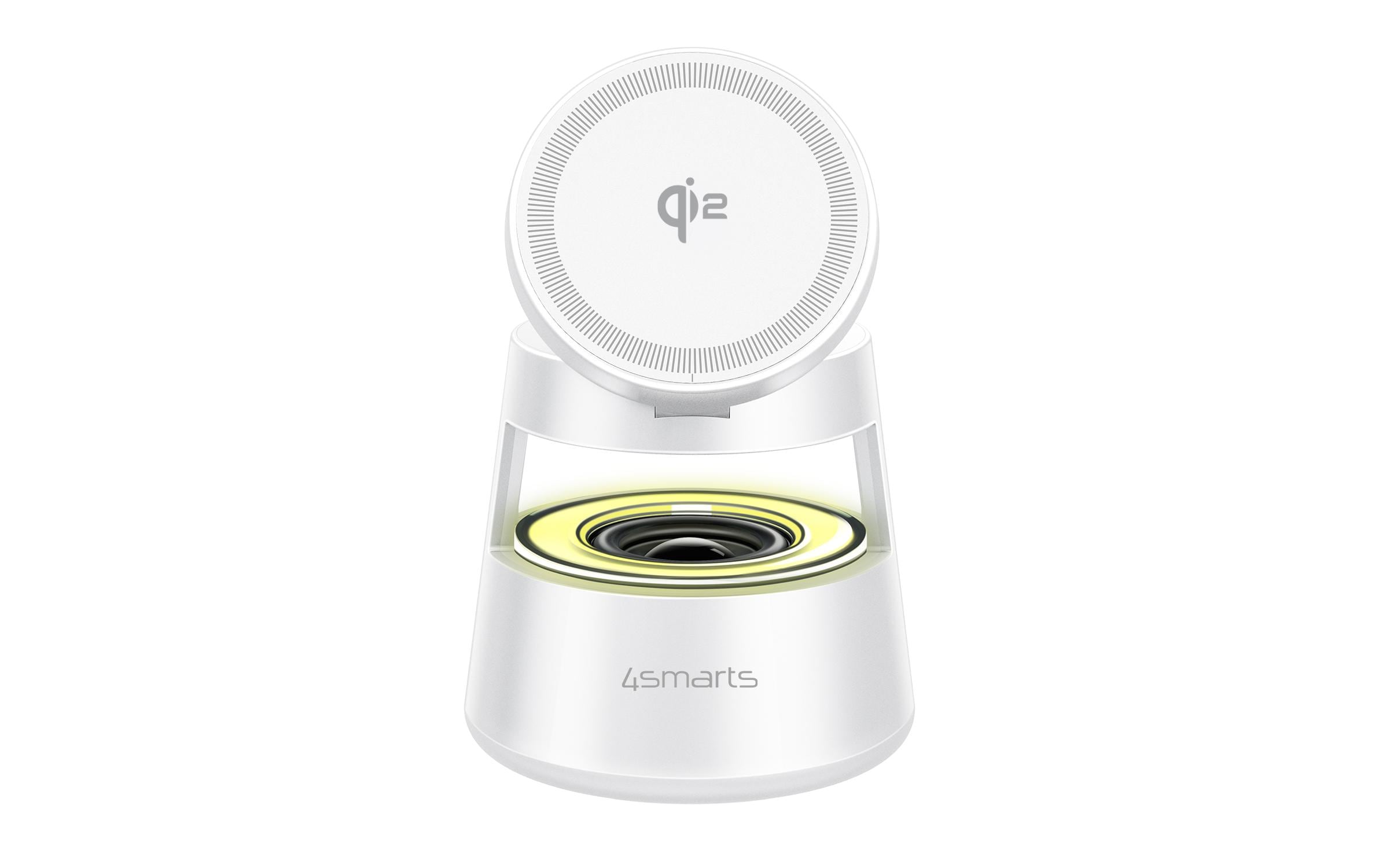 4smarts Ladestation Aura Sound Weiss