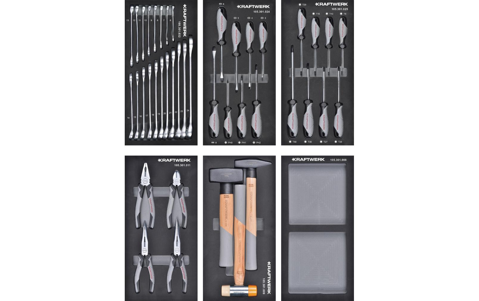Kraftwerk Erweiterungs-Set Handwerk Basic Line,EVA 43-tlg.