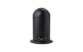 Aquanova Kosmetikeimer Ona 3L, Schwarz 17-22x34 cm (DxH), Polyresin, Edelstahl