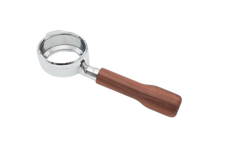 Bezzera Siebtraeger bodenlos Rosenholz Griff
