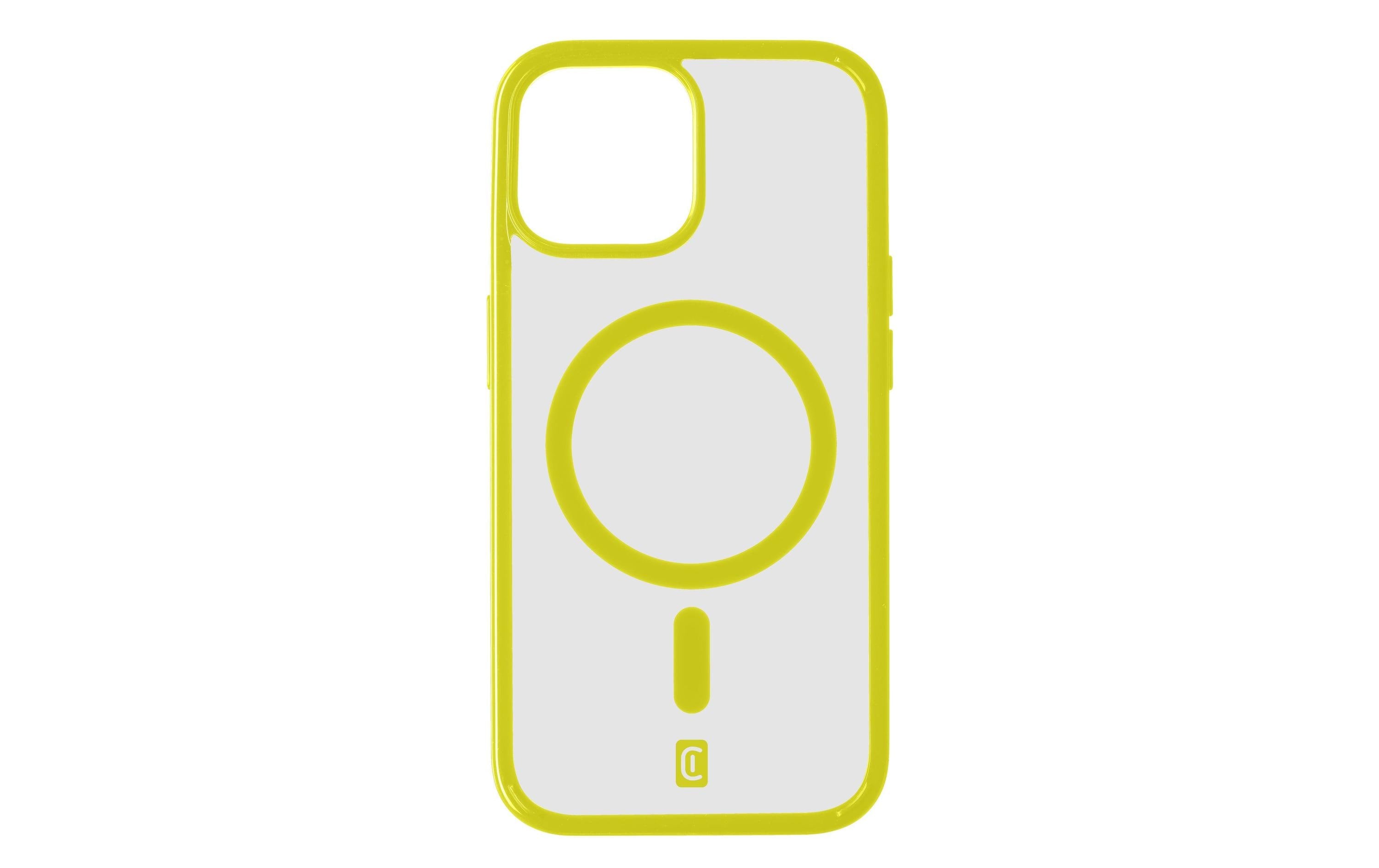Cellular Gloss Case Magsafe iPhone 15, Lime-Green