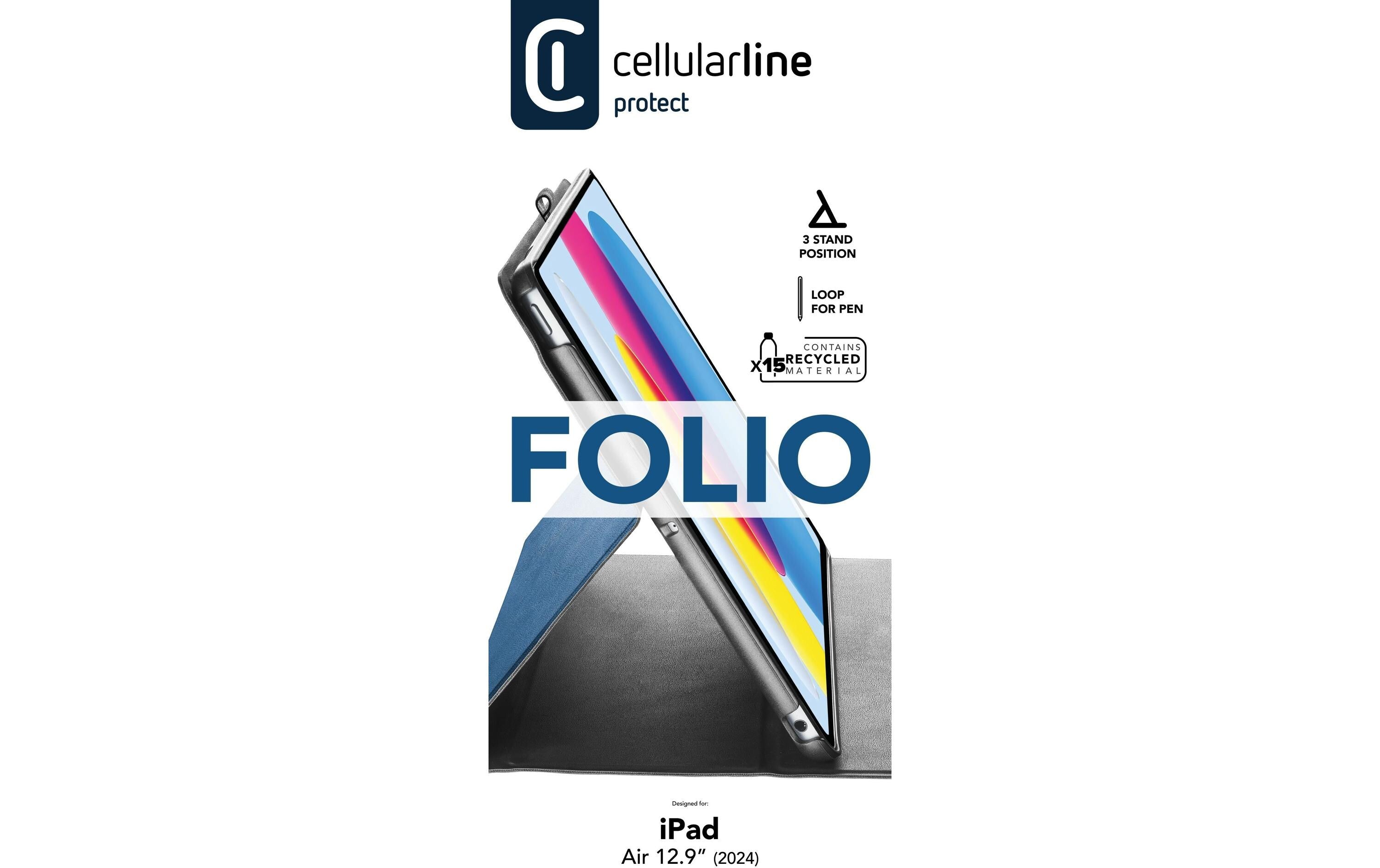 Cellular Folio Case iPad iPad 13" (2024), Blue