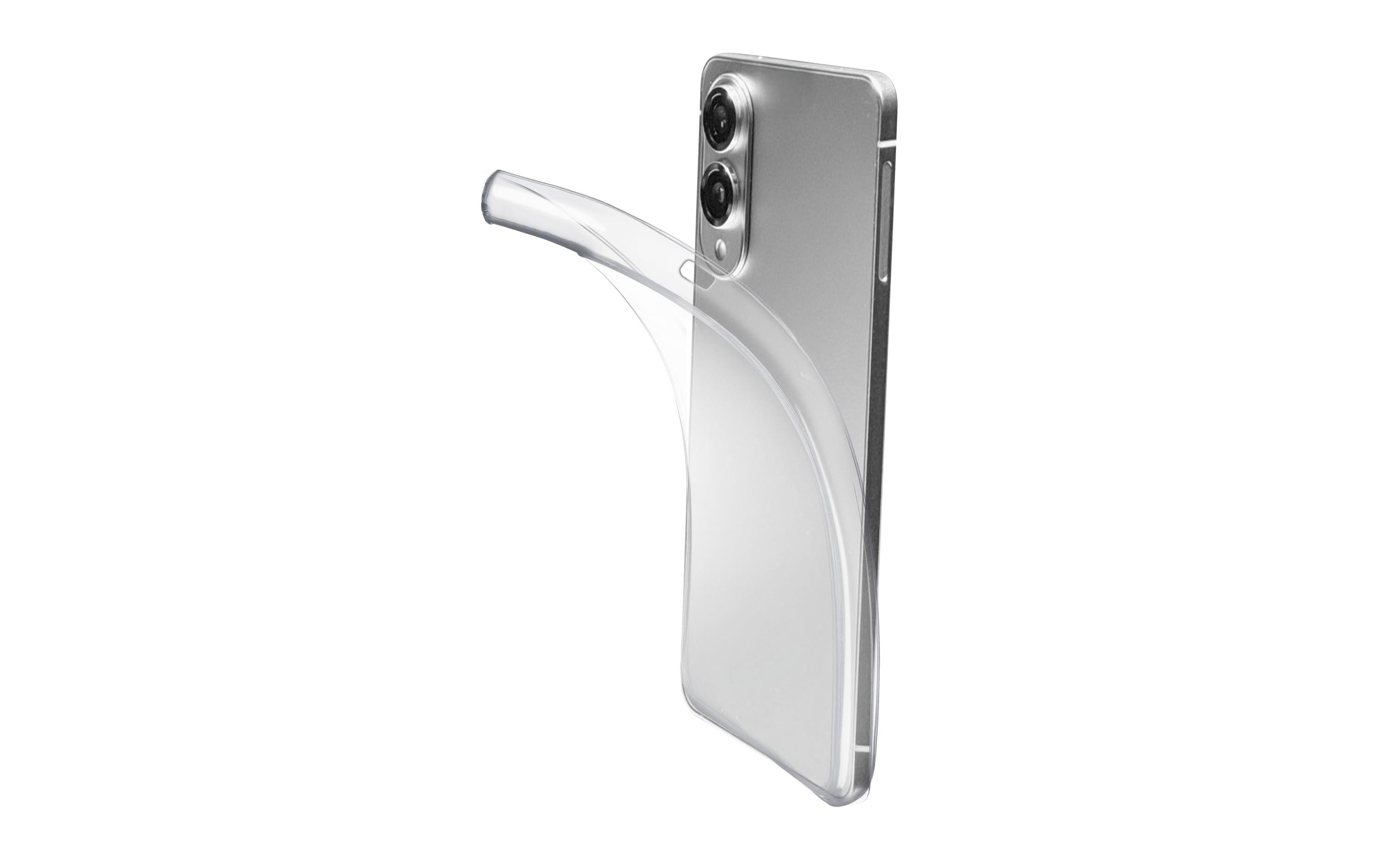 Cellular Rubber Case Fine Galaxy S25 Edge, Transparent