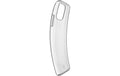 Cellular Rubber Case Fine iPhone 15+, Transparent