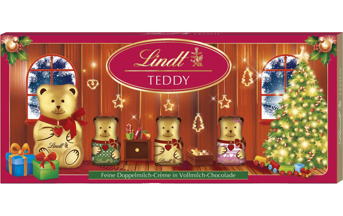 Lindt TEDDY Milch Friends Weihnachten 96 g