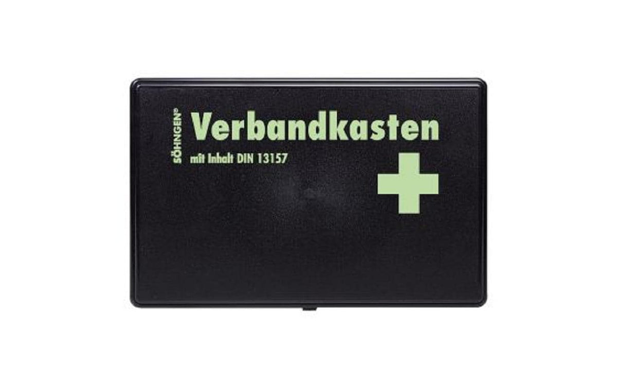 Söhngen Verbandkasten KIEL glow KU-schwarz Standard DIN 13157 - exkl Wandhalterung