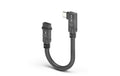 MicroX4 USB4 Verlängerungskabel C-C, 0.1m 90°, L/R, 20Gbps, 240W, USB4 Gen2, Passive