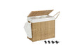 Songmics Wäschekorb Nature, 160 L 70x36x66 cm, trockene Wäsche,Traglast 30 kg