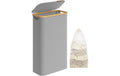 Songmics Wäschekorb Grau, 90 L 42x22.5x cm, trockene Wäsche,Bambus,Poly.