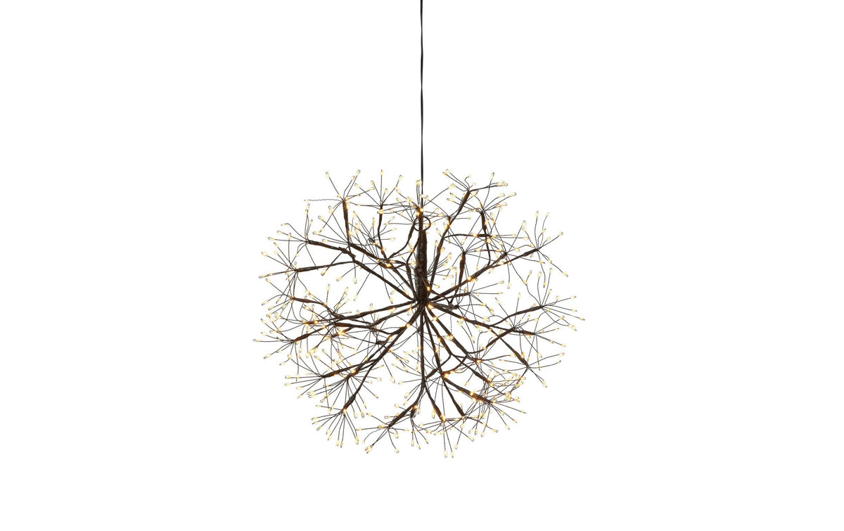 STT LED Flower Starburst 40 schwarz 480LED sww, D40cm